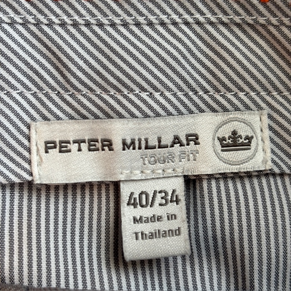Peter Millar Men's Grey Dress Business Pants Size 40/34‎ - Picture 6 of 9
